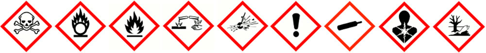 Chemical Warning Icons